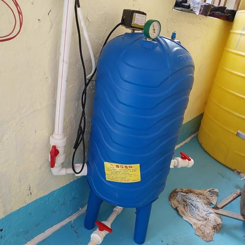 Vaso Expansion Tanque de Agua con Pozo de Soporte de Plástico - 10 20 30 40 50 60 80 90 100 130 Galones, Contenedores de Almacenamiento de Agua a Presión Portátiles, Uso de La Cocina del Sótano(Size:4