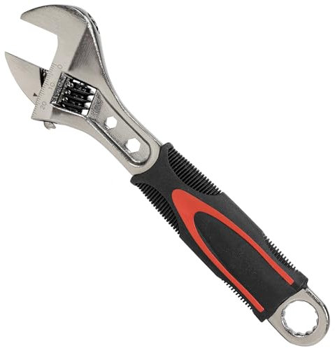 Navegando Rollgabelschlüssel Klein 150mm – Verstellbarer Schraubenschlüssel aus Hochwertigem Kohlenstoffstahl, 6 Zoll Adjustable Wrench mit Kompaktem Design