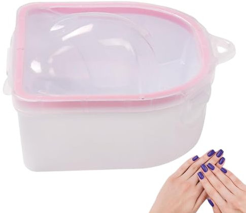 Bol de trempage professionnel pour ongles - Bol de retrait de vernis à ongles, outil de retrait des ongles de salon | Bol de retrait des ongles bol de trempage à main double couche préservant la chale