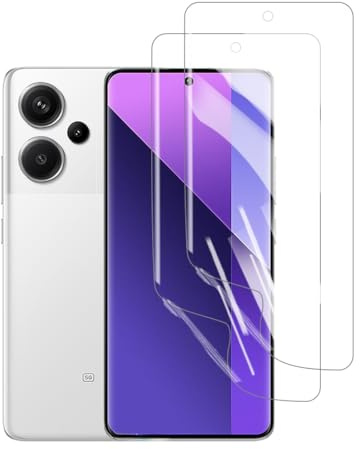 HYVICYROT Pellicola Idrogel Protettiva per Xiaomi Redmi Note 13/13 Pro 4G/13 Pro/13 Pro+, 2 Pezzi HD Trasparente Morbido TPU Protezioni Schermo [Non Vetro Temperato]