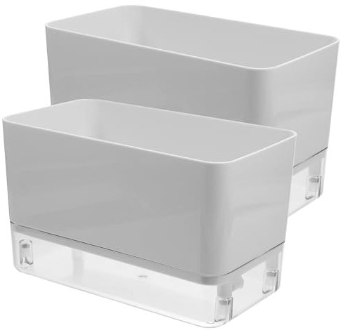 SEWOART Lot De 2 Pots Darrosage Automatique en Plastique pour Plantes Dintérieur Réserve Deau De 7 Jours Décoration Dintérieur Facile À Utiliser