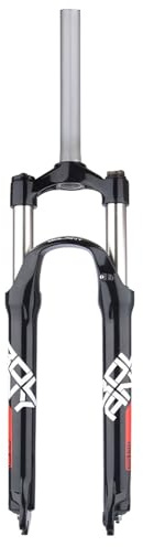 DHNCBGFZ Fourche À Suspension À Ressort pour VTT 26/27.5/29'' 100mm Voyage 1-1/8 Fourche Avant À Tube Droit Frein À Disque QR 9mm Verrouillage Manuel