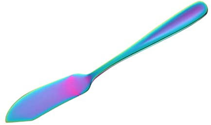VALICLUD Couteau Beurre Inoxydable Multifonction pour Fromage et Confiture Lame Trancheuse et Spatule à Outil Polyvalent pour Cuisine et