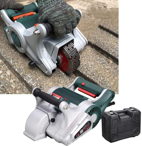 Electric Wall Chaser - 9000RPM Dust-Free Slotting Machine, Adjustable Groove Cutter for Concrete, Brick, Marble