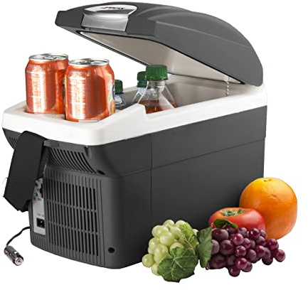 WAGAN EL6206 12V 6 Quart Personal Thermoelectric, 6 Litri Capacità, Portatile Elettrico Cooler Warmer con 12/24V DC, Piccolo Frigorifero per Auto, RV, e Campeggio, UL Listed