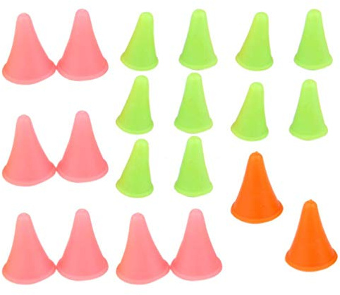 Milisten 20stücke Stricknadel Stopper Flexible Und Langlebige Nadelspitzen Schoner Für Strick Häkelarbeiten Inkl Große Und Kleine Nadelstopper