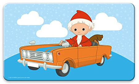 Trötsch Unser kleines Sandmännchen Sandmann liegend Melaminbrettchen: Frühstücksbrett Brett Kinderbrettchen