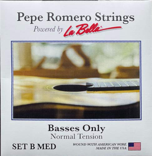 Pepe Romero B MED, Bass-Satz, Saiten f?r Konzertgitarre, normal tension