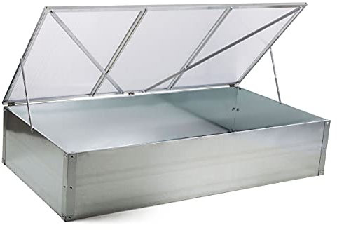 Gewächshaus/Frühbeet G21 GZ11-150 x 75 x 32 cm, stabile und feste Aluminiumkonstruktion