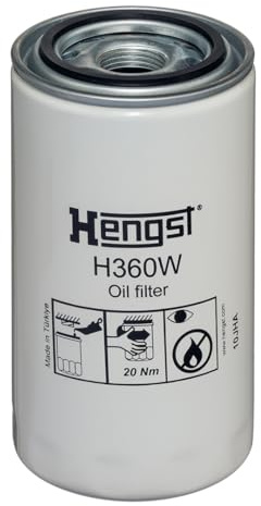 HENGST - Ölfilter H360W - Öl-Anschraubfilter für KFZ | Hochwertiger Motorölfilter für KFZ mit Otto- oder Dieselmotor - Robuster Ölfilter mit hoher Schmutzaufnahmefähigkeit