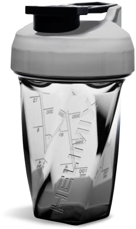 Helimix 1,5 Vortex mixer shaker flaska upp till 591 ml | Ingen blandning boll eller visp | Tillverkad i USA | Bärbar vassleprotein drink shaker kopp | mix cocktails smoothies shakes | Topphyllan säker