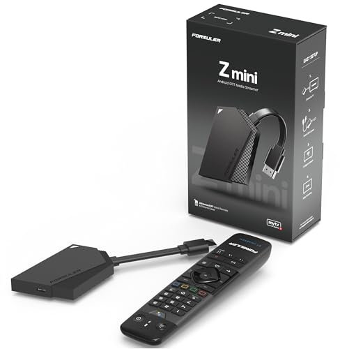 Formuler Z Mini Android 12 TV Stick Mytvonline 3 4K IPTV Set Top Box with GTV-BT1 Bluetooth Remote Official UK Version with UK Plug Dual Band AC WiFi ZMini