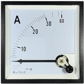 HEXEH CP96 Amperometro a puntatore CA AC5A 10A 20A 30A 50/5A 100/5A Tramite trasformatore Non Passante Grande be96 dh96(Size:AC 30A)
