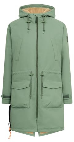 derbe Phoebholm Dog - Damen Parka, Größe_Bekleidung_NR:44, Farbe:hedge green/caramel