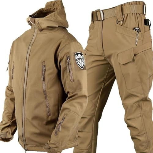 SAYEYBU Taktische BDU-Uniform FüR Herren Kampfanzug, Hemd, Jacke, Mantel Und Hose Kampfanzug, MilitäRbekleidungsset