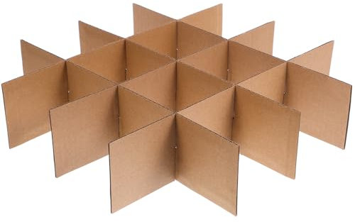 OFFSCH Kartonteiler Für Umzugskartons Trennwände Aus Papier Für Verpackungskartons Geeignet Für Gläser Teller Und Glasschalen Gegen Transportschäden