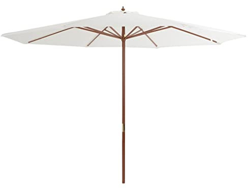 Garden parasols Outdoor with Wooden Pole Patio Umbrella Balcony Garden Parasol Outdoor parasols