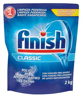 Finish Dishwasher Detergent in Powder Form Finish Classic 2 kg Pack of 2