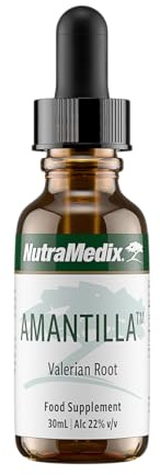 NutraMedix Amantilla™ Liquid Valerian Root Drops - High-Bioavailability Herbal Extract • Vegan, No Preservatives – 1 oz (30 mL)