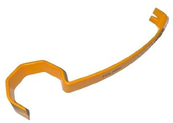 TOLSEN 15 Pry Bar – PATENT PENDING Hexagon Shaft Design for Tight Spaces & Leverage, Heavy Duty Nail Puller & Trim Removal Tool, Precision Crowbar for Construction, Demolition, Carpentry Use