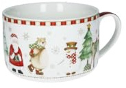 BRANDANI “Racconti” Tazza colazione New Bone China d 12,5×9 h – Forno, microonde, freezer, lavastoviglie.