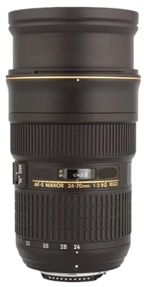 Objectif AF-S 24-70 mm f/2,8G Ed, Compatible avec Les appareils Photo Reflex Nikon D610 D600 D750 D810 D800 D800E D850