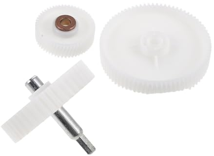 Veemoon Piezas de Plástico para Picadora de Carne 3 Unidades (44, 78, 54) Engranajes de Repuesto para Máquina Picadora Doméstica, Equipo de Compatible, Accesorio Duradero y