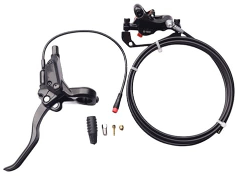 cyklar bakbromstrumma Cykelskoterbromsar XD-H800 XD-H880 1350MM 2000MM Vattentät 2-stifts vattentät cykelbroms Bakre rullbromssats(H800 L hand Rear 2000mm)