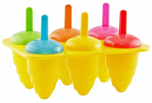 ORION Eisformen 6 Eis Pop Macher am Stiel Eiscreme Halter Wassereis 6 Stück Förmchen BPA Frei