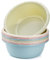 Peohud 8 Pack Plastic Wash Basin, Round Washing Up Bowls, 5L Stackable Dish Pan, Vegetable Fruit Wash Pan Dish Tub for Home Kitchen Camping Outdoor Indoor, 30cm