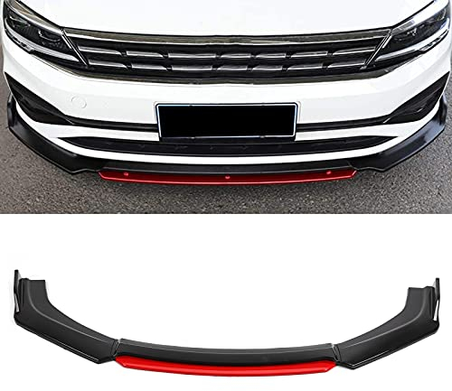 Frontstoßstange Lippe, Frontspoiler Frontlippe Universal, Auto Stoßstangenschutz Frontstoßstangenlippe Splitter Kinnspoiler, Spoilerlippe Lip Spoiler Kinn Body Kit Schutz Exterieur Aerodynamikteile