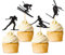 28 Stück Skifahren Cupcake Topper Skifahren Kuchen Topper Sport Kuchen Dekoration für Skifahren Thema Party Dekoration Sport Party Dekoration