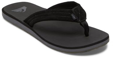 Quiksilver herr carver mocka sandaler, Svart 1, 41 EU