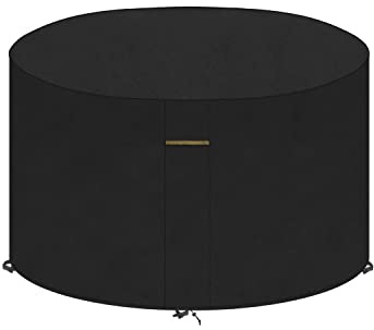 VANSHEIM Circular Table Covers - Waterproof Outdoor Table Covers for Patio Furniture - Ø90x71cm