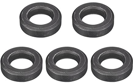 sourcing map Lot de 5 rondelles plates en acier au carbone pour boulons M20, M20 x 38 x 10,5 mm, fixations ultra épaisses en alliage d'acier oxydé de qualité 8.8 pour l'industrie mécanique