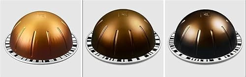 Version européenne Nespresso Vertuo Line Double Espresso Variété : Scuro, Chiaro, Dolce - 30 capsules de café importées (non affiliées à Nespresso US)