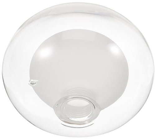 HEMOTON Glas Lampenschirm Für Pendelleuchten Fassung Ersatz Hängelampenschirm Deckenlampenschirm Kronleuchter Schirm Lampenabdeckung Zubehör