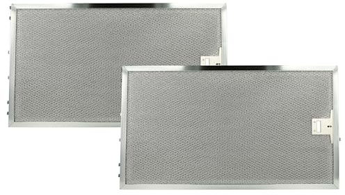 vhbw 2 x filter metallfettfilter ersättning för Miele 8270450 för extraktorfläkt metall