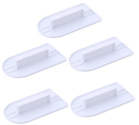 Hoement Attrezzi Per Decorare Torte Con Fondente Set Da 5 Pezzi Raschietto E Lisciatore Bianco Per Rotolare Modellare E Lisciare