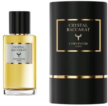 Parfum CRYSTAL Senteur BACARRAT - EXTRAIT DE PARFUM 50 ML - CRYSTAL BACARRAT COLLECTION PRIVÉE (Convivium Paris) - IDÉE CADEAU ÉLÉGANT Homme & Femme - Fragrance Longue Tenue CONVIVIUM MADE IN FRANCE