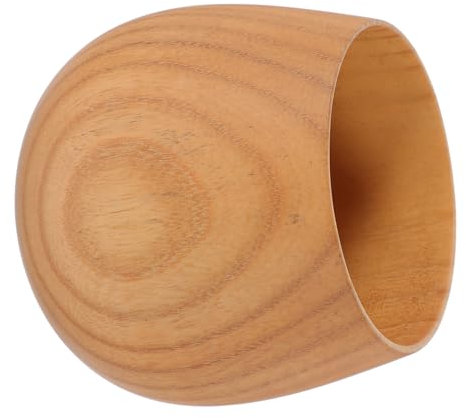 MAGICLULU Wooden Water Cup Natural Wood Tea Mug for Home Office Multi-Functional Wooden Cup Travel Mug