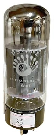 KWWEWEB 1/2 Uds 5881 Tubo de vacío reemplaza 6L6G 6L6GA 6L6GB 6L6GC 5881A 350C 6P3PTube Amplificador de válvula Combinado Quad HiFi El34(1pcs)