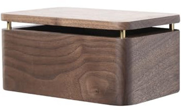 Papierhandtuchspender aus schwarzem Walnussholz, Handtuchhalter aus massivem Holz, mehrfach/C-Falz/Z-Falz/dreifach gefaltet, Toilettenpapierbox für Badezimmer, Zuhause und Gewerbe