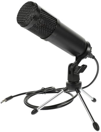 Yardwe Verstellbares Mikrofon mit Chat-mikrofon für Computeraufnahmen Multifunktionsmikrofon mit Datenkabel und Halterung für Audioaufnahmen