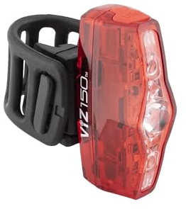 CatEye Viz 150 Luz Trasera para Bicicleta, luz Trasera LED Recargable por USB para Seguridad y Visibilidad de Ciclismo, Modo de Freno de 150 lúmenes