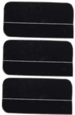 Warmhm Sacchetti Porta Posate in Feltro Fibra Chimica Nero 3 Pezzi Protezione Delicata per Argenteria e Cucchiai per Organizzazione Cucina