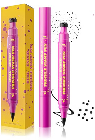 Freckles Pen Imperméable, Fausses Taches Rousseur, Maquillage Stylo De Tache Rousseur, Stylo pour nævus, Outil Maquillage Réaliste, Résistant à l'eau, Longue Tenue, Naturel #03