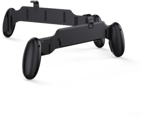 Halkfritt grepphandtag för Nintendo Switch 2 kompatibel med värd-grepp förbättrad komfortkontroll ABS-material ergonomisk design för utökat spel svart (svart)