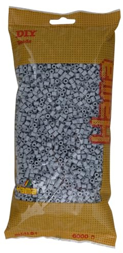 Hama 205-70 Midi Bügelperlen 6000 Stk. Hellgrau