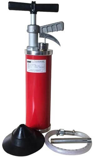 Émbolo de Aire comprimido, Dragado de Alta presión, Bomba limpiadora de Drenaje con 1 Cabezal de conversión para Lavabo, Suelo, Lavabo y baño
